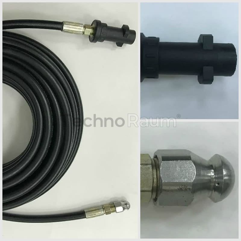 Шланг для прочистки канализаций с пластиковым наконечником для Karcher (15 м)