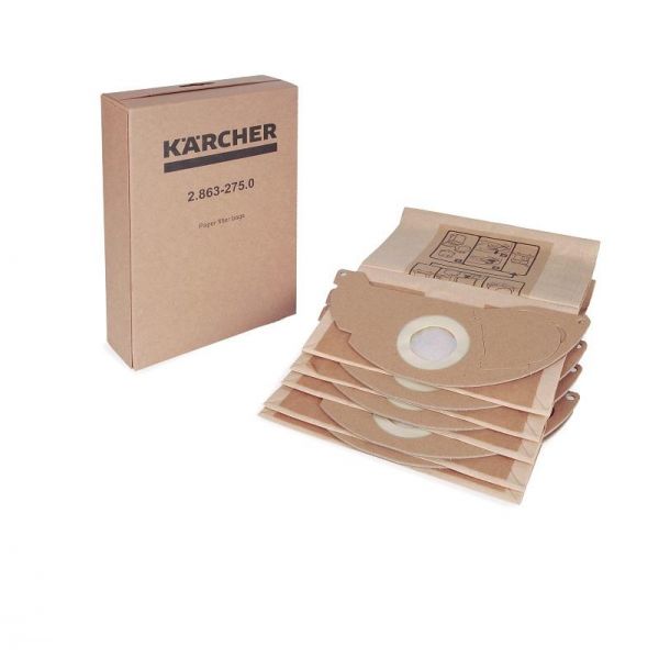 Бумажные пакеты фильтра 5pc. WD 2 brown